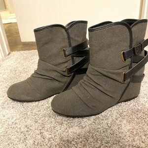 New Gray Aldo Booties